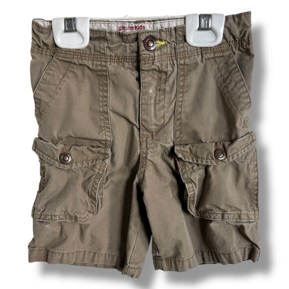 Genuine Kids‎ Brown Cargo Shorts - Adjustable Waist - Size 3T - Boys - Picture 1 of 6
